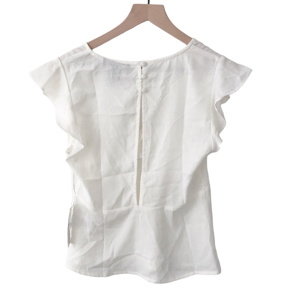 NWT MODCLOTH Just What I Needed Flutter Sleeve Top - Picture 2 of 12